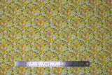 Flat swatch Tweety Expressions fabric (white fabric with tossed full colour tweety birds allover in various poses)