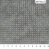Square swatch Metal Dots fabric (grey marbled look fabric with neat lines of light grey small dots allover with subtle metallic effect)