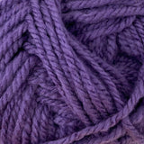 Patons Inspired Yarn swatch in Violet Eggplant (purple)