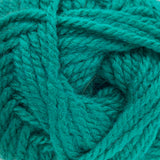 Patons Inspired Yarn swatch in Azurite Green