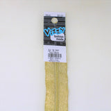 gold zipper with product tag 18cm