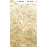 Sqaure swatch Tonal Ombre fabric (beige marbled/ombre look fabric with tossed maple leaves in beige and white colours)
