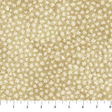 Flat swatch Maple Leaf Blender Beige fabric (beige fabric with busy tossed small beige maple leaves allover)