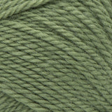 Meadow swatch of Patons Classic Wool Worsted yarn (pale medium green)