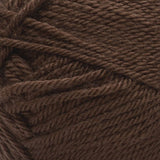 Rich brown swatch of Patons Canadiana