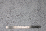 Flat swatch frost fabric (white/grey fabric with realistic looking brown thin branches with white/silver frost)