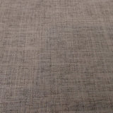Square swatch solid linen look upholstery fabric in shade dark beige
