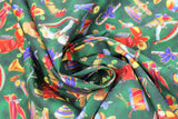 Santa's Night Out - 45" - 100% Cotton