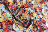 Owl Arabesque - 45" - 100% Cotton