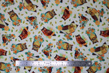 Owl Arabesque - 45" - 100% Cotton