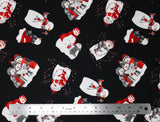 Snowy Tidings - 45" - 100% cotton