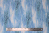 Flat water fabric swatch (white and light blues with some grey marbled fabric to mimic water texture)