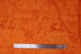 Flat swatch marble printed flannel in orange