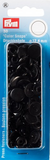 30 pack of Prym Snaps in packaging (style black circles)
