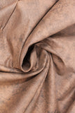 Swirled swatch marble printed cotton in brown