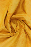 Swirled swatch marble printed cotton in yellow