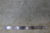 Flat swatch marble printed cotton in ivory