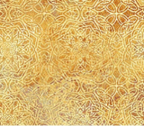 Solstice Collection fabric in style Knots/Flower Pattern - Gold (marbled gold fabric with gold Celtic/floral style large pattern)