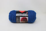 Ball of yarn in blue suede (medium blue)