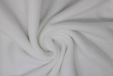 Swirled swatch white polar fleece