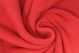 Swirled swatch red polar fleece