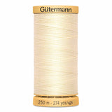 Cotton Thread spool in ivory