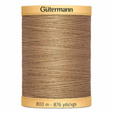 Cotton Thread spool in taupe