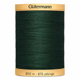 Cotton Thread spool in hunter green