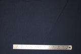 Flat swatch organic slub cotton fabric in navy