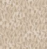 White/off white fabric with pale grey floral pattern allover