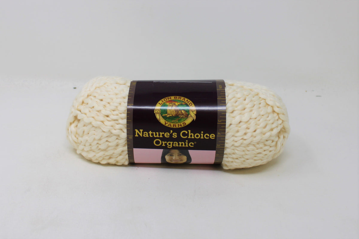 Lion Brand Yarn Nature’s Choice Organic Cotton 3oz 103 yds Walnut Lot A7036