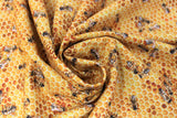 Bees & Flowers - 45" - 100% Cotton