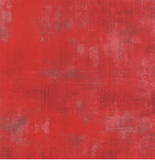 Grunge distressed-look fabric swatch in faded medium fuchsia shade