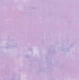 Grunge distressed-look fabric swatch in pale lilac purple shade