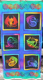Rainbow Dragon - 45" - 100% Cotton