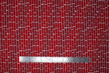 FLat swatch Brick fabric (red brick print fabric)