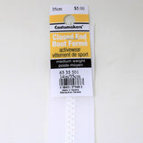 35cm Closed End activewear zipper medium weight with label