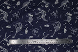 Dino Glow by Lewis & Irene - 45" - 100% Cotton