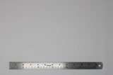 Flat swatch poly/cotton blend solid fabric in shade white