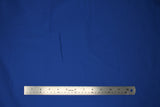 Flat swatch poly/cotton blend solid fabric in shade royal blue