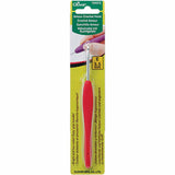 3.5mm red soft grip crochet hook in packaging