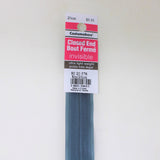 rail (grey) closed end zipper with product tag 20cm