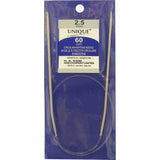 2.5mm circular knitting needles in packaging