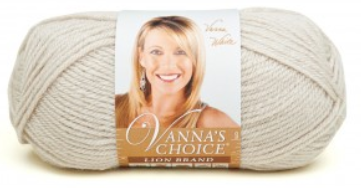 Lion Brand Vanna's Choice Yarn, Pack of 6 - Oatmeal - 9257334