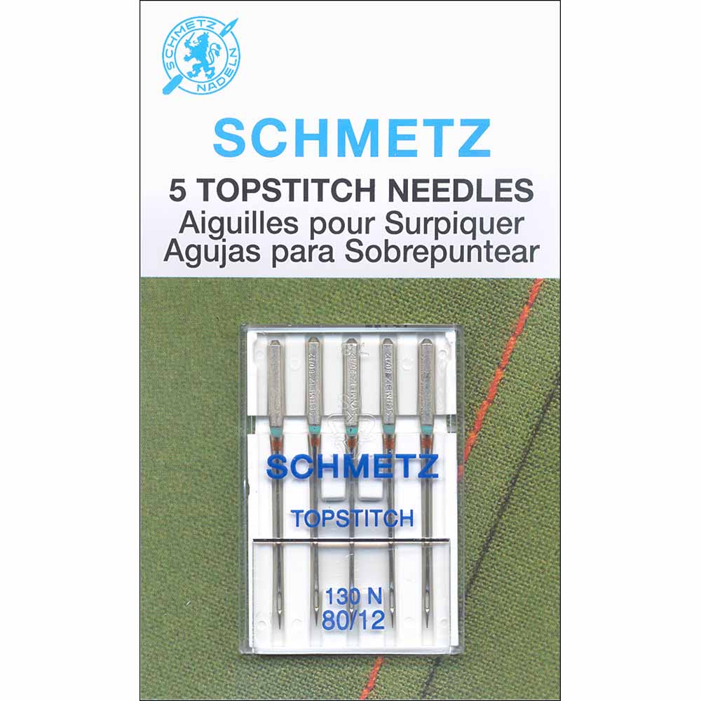 Schmetz Machine Topstitch Needles 80/12