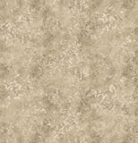 Square swatch marbled look faint leafy print fabric in oyster (grey beige)