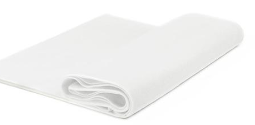 Fiesta Acrylic Felt Fabric - White - 36 x 48 - FIE-FELT