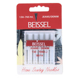 Pack of 5 denim needles in size 90