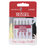 Pack of 5 leather needles in assorted sizes