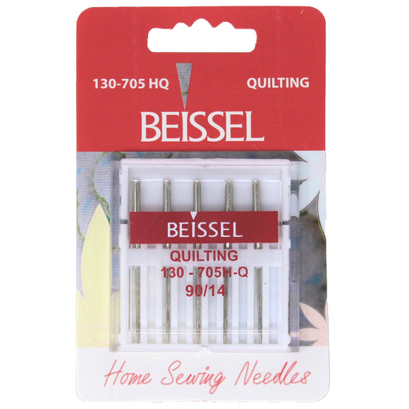 Pack of 5 quilting needles in size 90